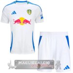 Home Maglia Conjunto De Bambino Leeds United 2024 2025 Bianco