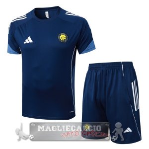 Set Completo Maglia Formazione Al Nassr FC 2025 2026 Blu Navy