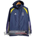 Manchester United Blu Navy Giallo Giacca a vento 2023-24