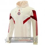 Felpe Con Cappuccio Bayern Munich 2024 2025 Giallo Rosso