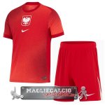 Polonia Set Completo Bambino Maglia Calcio Away 2024