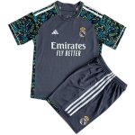 Concetto Maglia Calcio Set Completo Uomo Real Madrid 2023-24 Grigio Verde