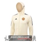 Manchester United Giallo Giacca Felpa Cappuccio 2023-24