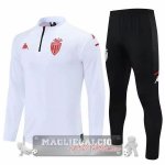 AS Monaco Set Completo Bianco Giacca 2021-22