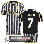 NO.7 Chiesa Tailandia Home Giocatori Maglia Calcio Juventus 2023-24