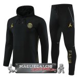 Paris Saint Germain Insieme Completo I Nero Giacca Felpa Cappuccio 2023-24