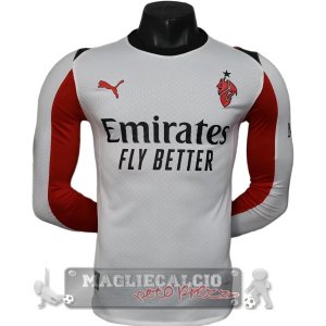 Away Jugadores Maglia Manga Larga AC Milan 2025 2026