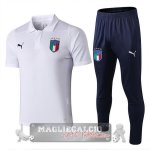 Italia Bianco Maglia Set Completo POLO 2018