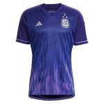 Tailandia Away Maglia Calcio Argentina 3 Stars Coppa Del Mondo 2022