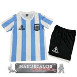 Argentina Retro Set Completo Bambino Maglia Calcio Home 1986