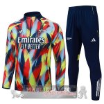 Set Completo Felpa Allenamento Formazione Arsenal 2025 2026 Giallo Blu
