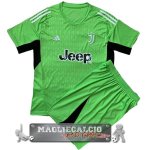 Maglia Calcio Set Completo Uomo Juventus Portiere 2023-24 Verde