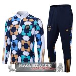 Felpa Da Allenamento Bambino Set Completo Algeria 2022 Bianco Blu