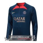 Felpa Da Allenamento Paris Saint Germain 2023-24 Blu Navy I Rosso