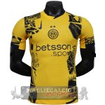 Terza Giocatori Maglia Inter Milán 2024 2025 Giallo