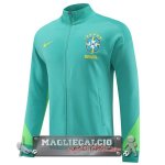 Giacca Lunga Zip Brasile 2023 I Verde