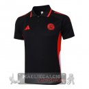 Bayern Monaco Nero Rosso Maglia POLO 2025 2026