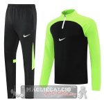 Nike Set Completo Verde Nero Felpa Da Allenamento 2022-23