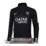 Felpa Da Allenamento Paris Saint Germain 2023-24 Nero Bianco