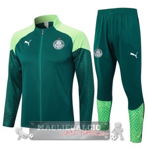 Set Completo Lunga Zip Giacca Palmeiras 2025 2026 Verde