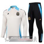 Set Completo Sudadera Formazione Argentina 2024 Giallo Blu
