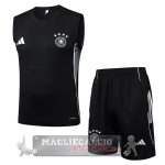 Senza Maniche Maglia Formazione Set Completo Germania 2025 Nero