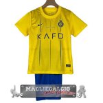 Al Nassr Set Completo Bambino Maglia Calcio Home 2023-24