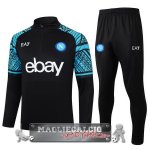 Felpa Da Allenamento Set Completo Napoli 2023-24 Blu I Navy