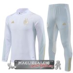 Felpa Da Allenamento Bambino Set Completo Algeria 2023 Bianco