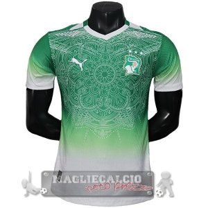 Thailandia Speciale Giocatori Maglia Costa d Avorio 2026 Verde Bianco
