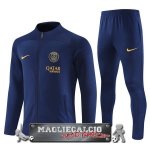 Paris Saint Germain Insieme Completo Blu I Navy Giacca Lunga Zip 2023-24