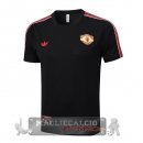 Maglia Formazione Manchester United 2025 2026 Nero Rosso
