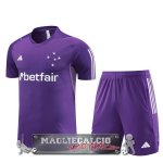 Cruzeiro EC Formazione Set Completo Maglia Calcio 2023-24 Purpureo