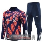Juventus Insieme Completo Verde Blu Bambino Giacca 2023-24 Rosa Blu Navy