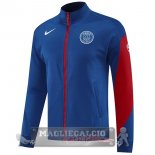 Lunga Zip Giacca Paris Saint Germain 2025 2026 Blu Rosso