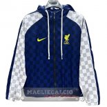 Giacca a vento Liverpool 2025 2026 Blu Bianco