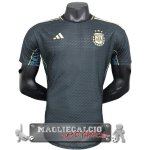 Speciale Maglia Calcio Argentina Giocatori 2024 Nero Verde