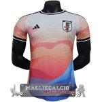 Thailandia Speciale Giocatori Maglia Calcio Giappone 2024 Bianco Blu Rosa