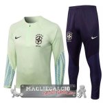 Brasile Insieme Completo Verde II luce Giacca 2022