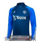 Manchester United Blu Bianco Felpa Da Allenamento 2023-24