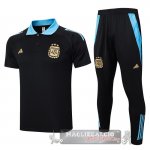 Set Completo POLO Argentina 2024 Nero Blu