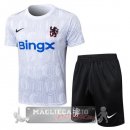 Set Completo Chelsea Maglia Formazione 2025 2026 Bianco Blu Nero