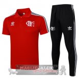 Flamenco Rosso Nero Maglia POLO Set Completo 2025 2026