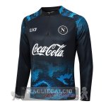 Sudadera Formazione Napoli 2024 2025 Blu Nero