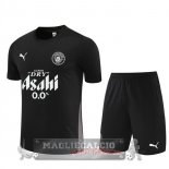 Set Completo Maglia Formazione Manchester City 2025 2026 Nero