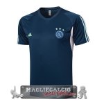 Ajax Formazione Maglia Calcio 2023-24 Blu Navy Rosa