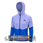 Adidas Purpureo Blu Giacca Felpa Cappuccio 2023