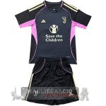 Set Completo De Uomo Maglia Juventus Speciale 2026 2027 Nero Rosa