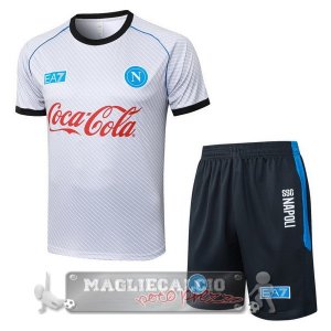 Set Completo Maglia Formazione Napoli 2025 2026 Bianco Blu