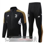 Juventus Insieme Completo Nero I Bianco Giallo Giacca 2022-23